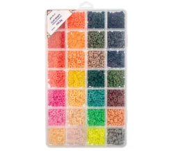 John Bead Seed Bead Box 8/0 – 24 Colors – Greens