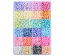John Bead Seed Bead Box 8/0 – 24 Colors – Blues