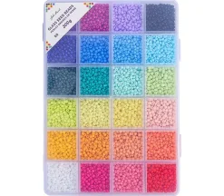 John Bead Seed Bead Box 8/0 – 24 Colors – Blues