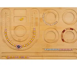 John Bead Wood Bead Board – Combo Design (43cm x 28.5cm x 1cm)