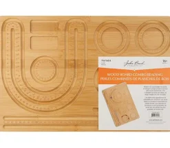 John Bead Wood Bead Board – Combo Design (43cm x 28.5cm x 1cm)