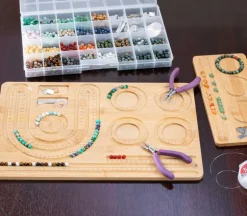 John Bead Wood Bead Board – Combo Design (43cm x 28.5cm x 1cm)