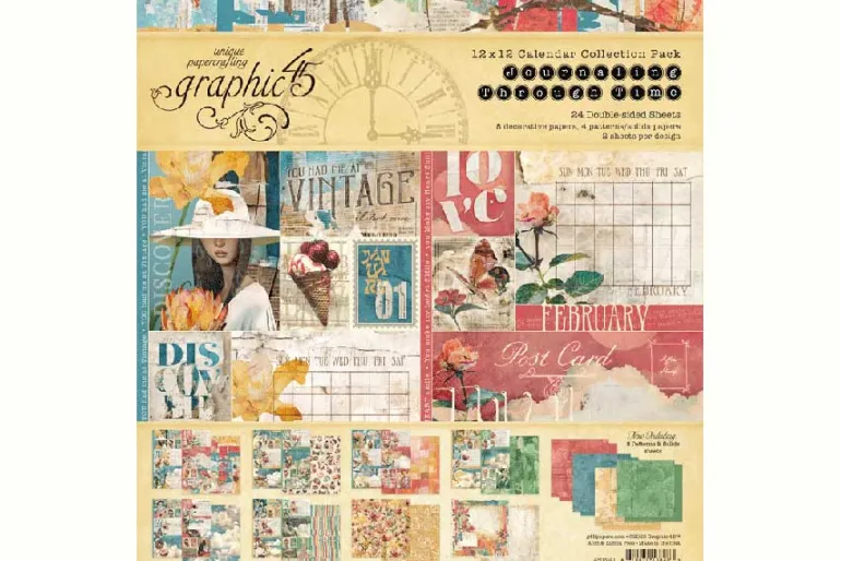 Journaling Through Time 8×8 Collection Pack