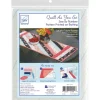 June Tailor Quilt As you Go Batting Pattern Table Runner Jakarta