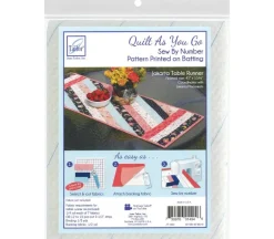 June Tailor Quilt As you Go Batting Pattern Table Runner Jakarta