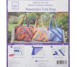June Tailor Quilt As You Go Batting Pattern – Alexandra Tote Bag