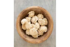 Kalalou Bag of Frosted Pine Cones – 6 Cones