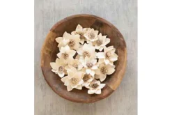 Kalalou Bag of Frosted Pine Cones – 6 Cones