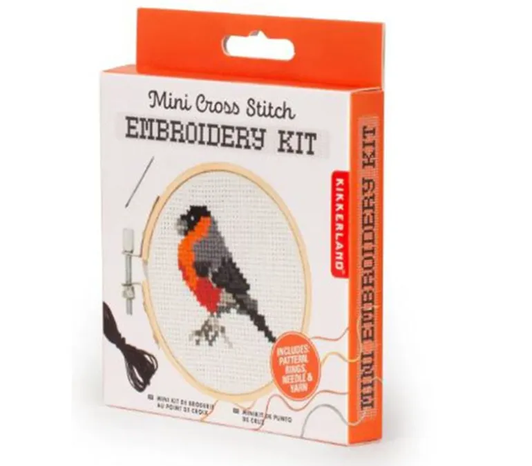 Kidoki Mini Mushroom Cross Stitch Embroidery Kit