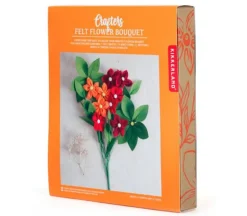 Kikkerland Crafters Felt Flower Bouquet Kit