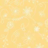 Kimberbell Flannel Petals Cream on White