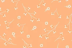 Kimberbell Flannel Swirl Floral on Deep Pink