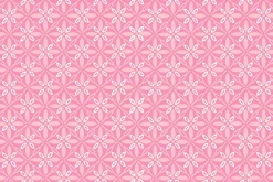 Kimberbell Flannel Swirl Floral on Deep Pink