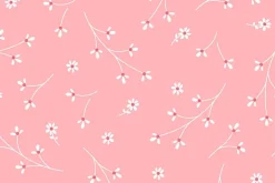 Kimberbell Flannel Tufted Geometric on Bright Pink