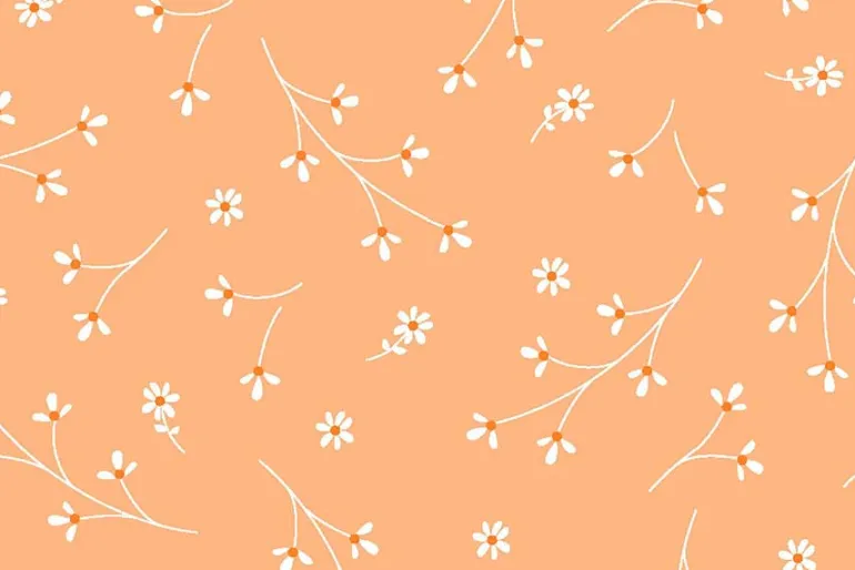 Kimberbell Flannel Tufted Geometric on Bright Pink