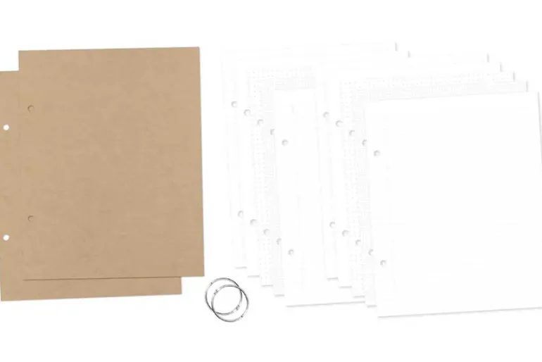 Kraft 6×8 SN@P! Chipboard Binder