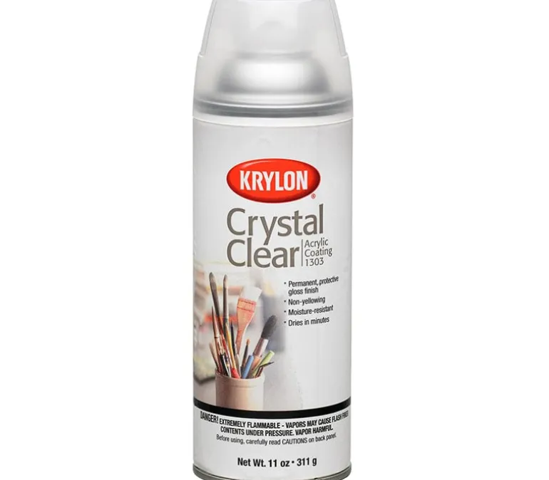 Krylon Crystal Clear Acrylic Coating Spray – 11 oz.