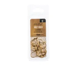 18kt Gold Plated Earring Lever Back – 12 Piece