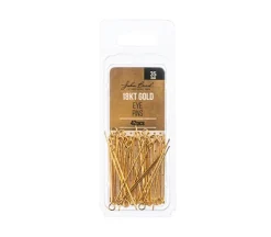 18kt Gold Plated Eye Pins 21-gauge – 42-piece