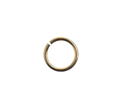 18kt Gold Plated 6×0.7mm  Jump Rings  21 Gauge – 105-Piece