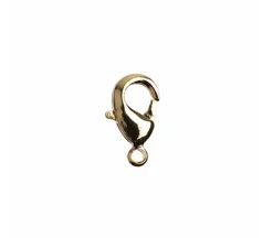 18kt Gold Plated 12mm Lobster Clasp – 6-Piece