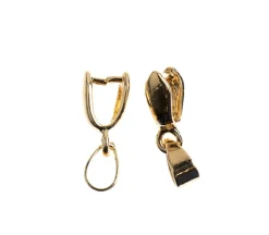 18kt Gold Plated 6x16mm Pin Bail – 5-Piece