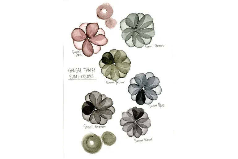 Kuretake Gansai Tambi 6 Graphite Color Set