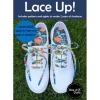 Lace Up Shoelaces Sewing Pattern with Red Aglets