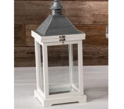 Lantern with Metal Top