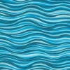 Laurel Burch Basic Waves Texture in Medium Blue with Gold Metallic Highlights.