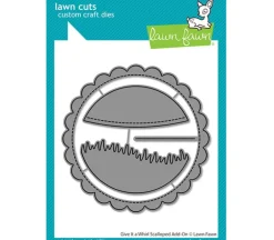Lawn Fawn Add-On Die – Give it a Whirl Scalloped