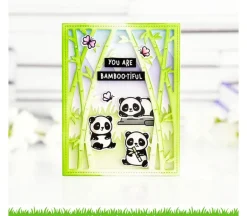 Lawn Fawn Die – Bamboo Forest Backdrop Portrait