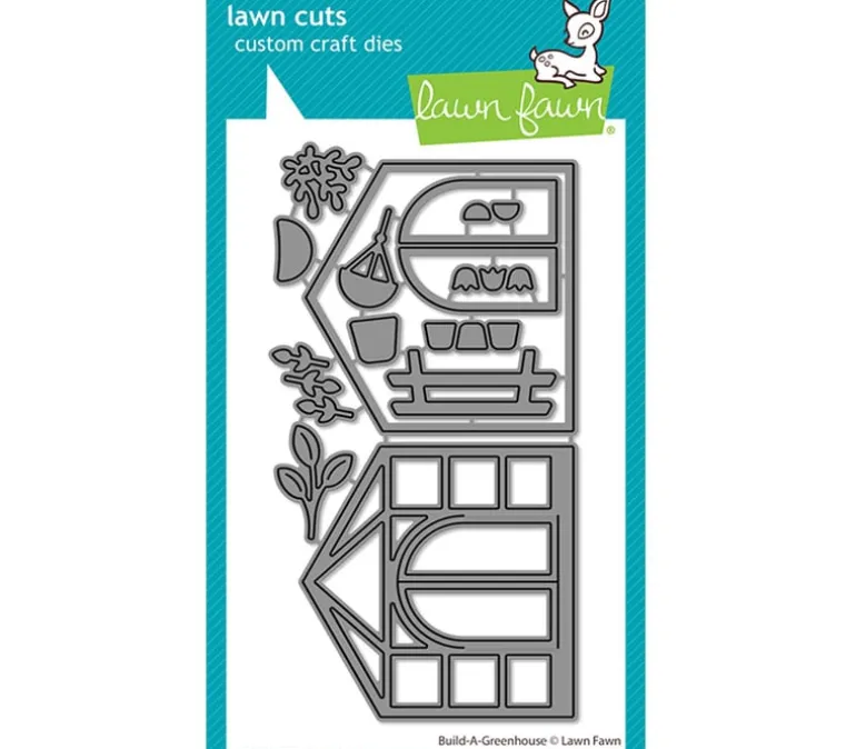 Lawn Fawn Die – Build a Greenhouse