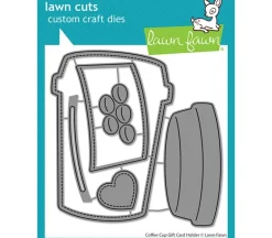 Lawn Fawn Die – Coffee Cup Gift Card Holder