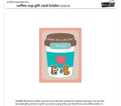 Lawn Fawn Die – Coffee Cup Gift Card Holder