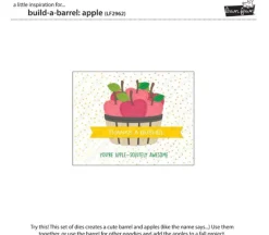 Lawn Fawn Dies – Build A Barrel Apple