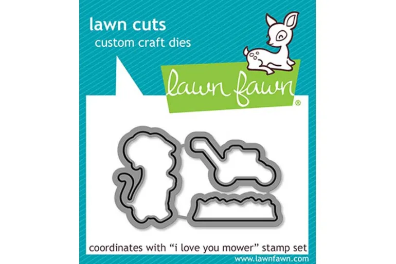 Lawn Fawn Die Set – I Love You Mower