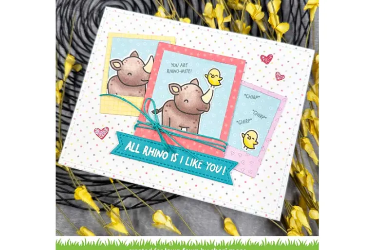 Lawn Fawn Die Set – Rhino-Mite!