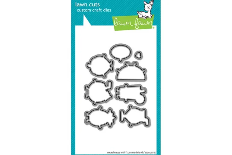 Lawn Fawn Die Set – Summer Friends