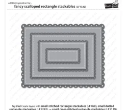 Lawn Fawn Dies – Fancy Scalloped Rectangle Stackables