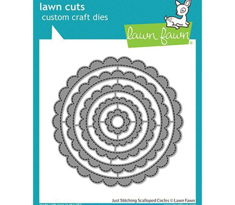 Lawn Fawn Dies – Just Stitching Scalloped Circles