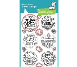 Lawn Fawn Dies – More Magic Messages Lawn Cuts