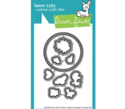 Lawn Fawn Dies – More Magic Messages Lawn Cuts