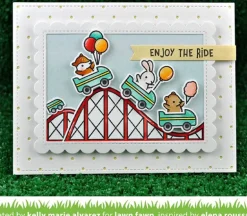 Lawn Fawn Dies – Stitched Scalloped Rectangle Frames