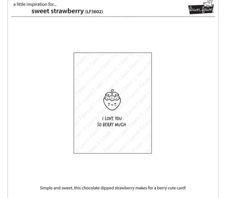 Lawn Fawn Dies – Sweet Strawberry