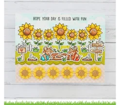 Lawn Fawn Die – Sunflower Border