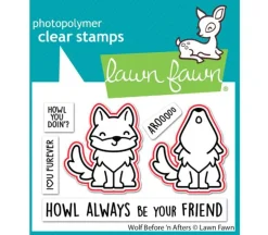 Lawn Fawn Die – Wolf Before N Afters