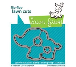 Lawn Fawn Flip-Flop Dies – Elphie Selfie