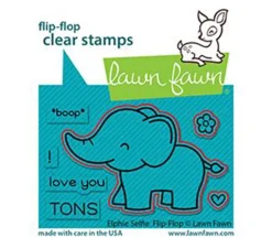 Lawn Fawn Flip-Flop Dies – Elphie Selfie