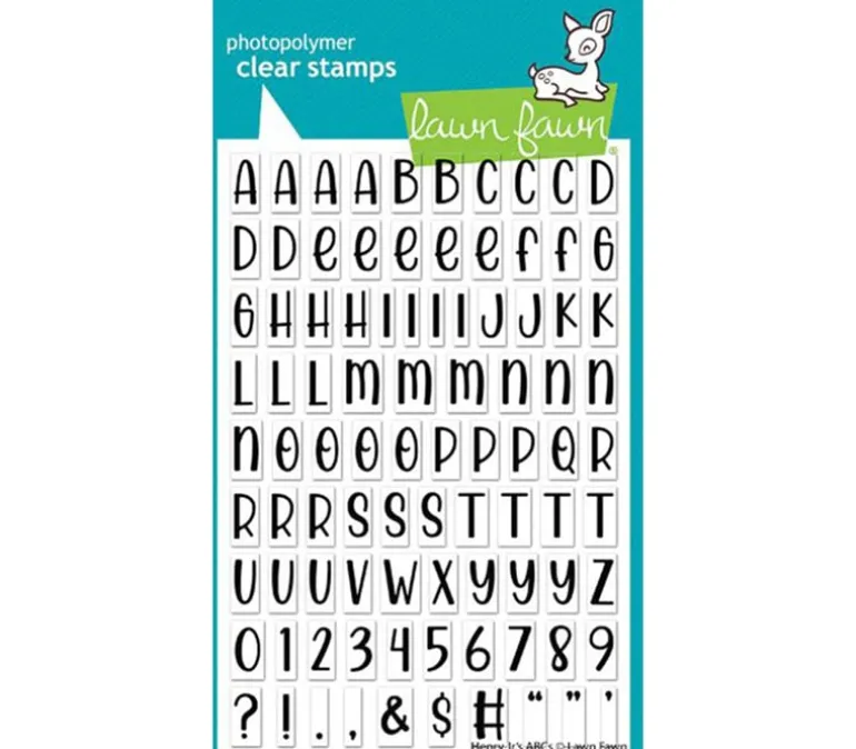 Lawn Fawn Henry Jr’s ABC’s Stamp